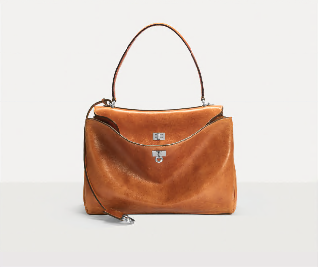 BALENCIAGA Brown Rodeo Medium Bag