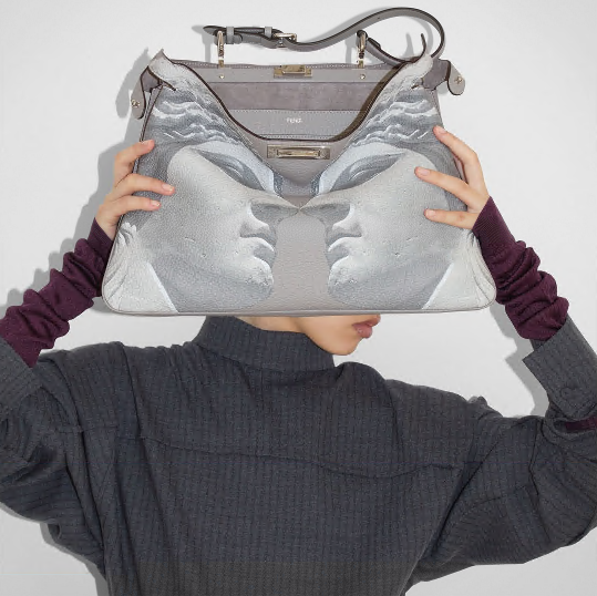 FENDI Peekaboo Soft Large Gloves