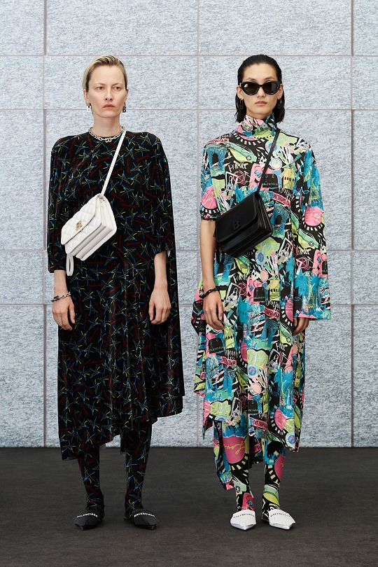 Balenciaga Milk Tea B. Small Square Bag