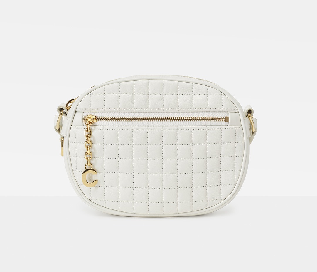 Celine C Charm Small Bag in Quilted Calfskin